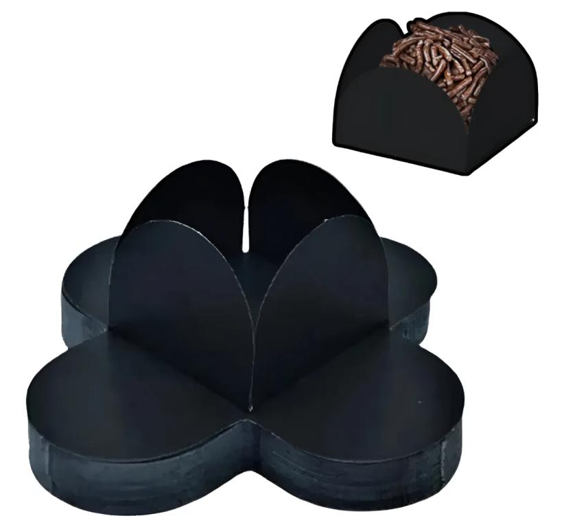 PORTA BOMBOM BRINK BEM LISO PRETO C/50UN