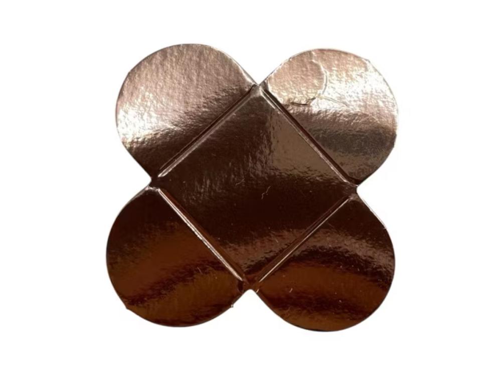 PORTA BOMBOM METALIZADO ROSE C/40UN