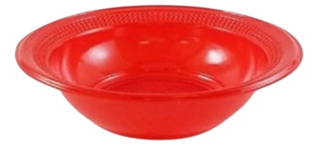 CUMBUCA PLAST. FORFEST VERMELHO 15CM C/10UN
