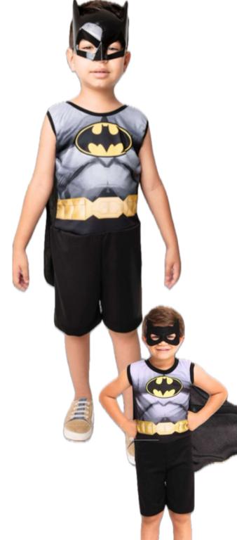 FANTASIA BATMAN MACACAO + MASCARA TAM. GG