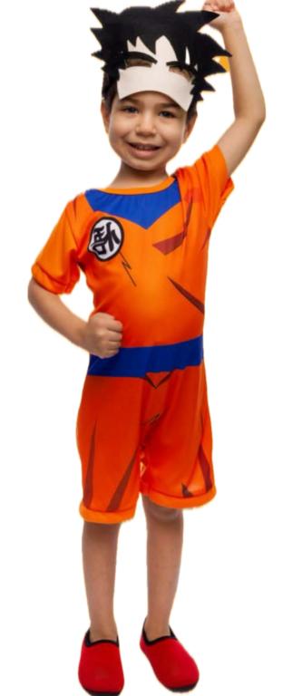 FANTASIA DRAGON BALL GOKU MACACAO + MASCARA TAM. M