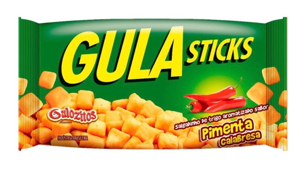 SALGADINHO GULA STICKS PIMENTA CALABRESA 50G