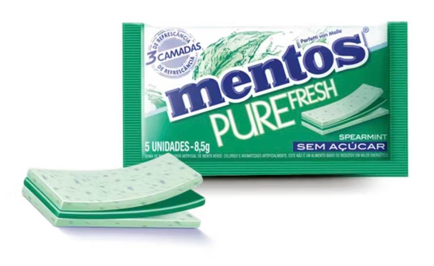 CHICLE MENTOS PURE FRESH SPEARMINT 8,5G
