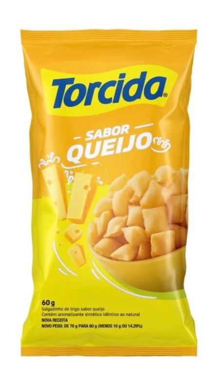 SALGADINHO TORCIDA QUEIJO 60G