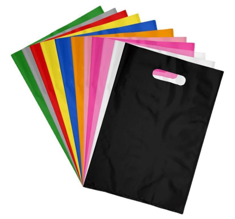 SACOLA PLAST. BOCA DE PALHACO VERMELHA 30X40 C/50UN