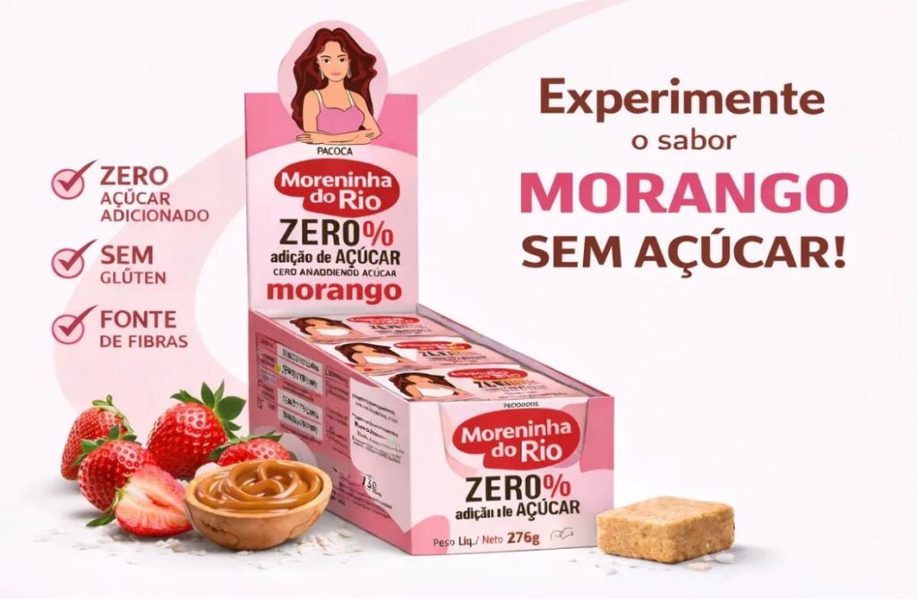 PACOCA MORENINHA DO RIO ZERO ACUCAR C/ MORANGO 23G C/12UN