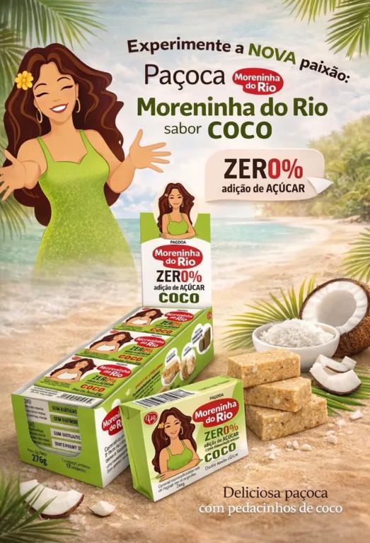 PACOCA MORENINHA DO RIO ZERO ACUCAR C/ COCO 23G