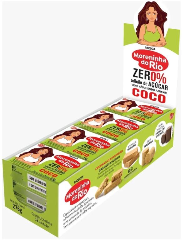 PACOCA MORENINHA DO RIO ZERO ACUCAR C/ COCO 23G
