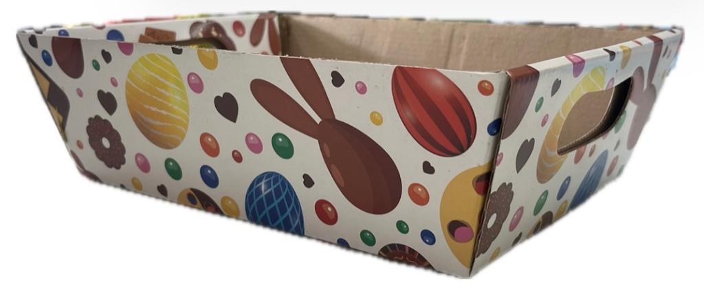 CESTA PAPEL OVOS DE PASCOA REF 9679