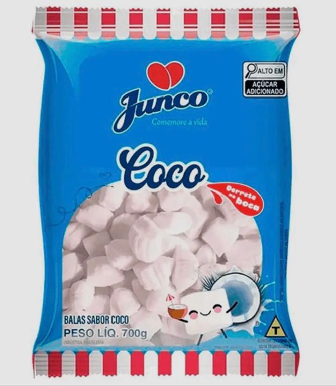 BALA COCO BRANCO JUNCO 700G