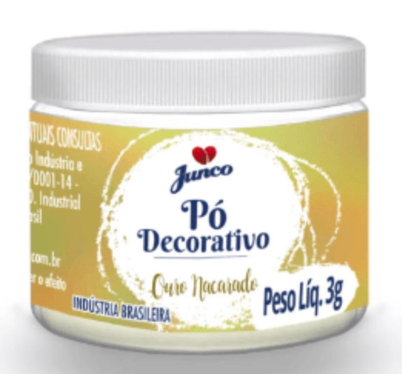 PO DECORACAO JUNCO OURO NACARADO 3GR