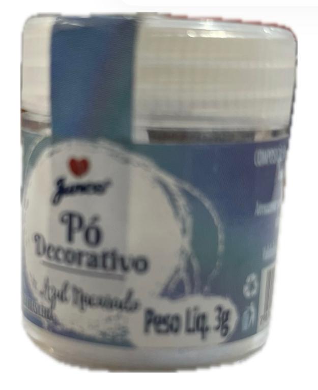 PO DECORACAO JUNCO AZUL NACARADO 3GR