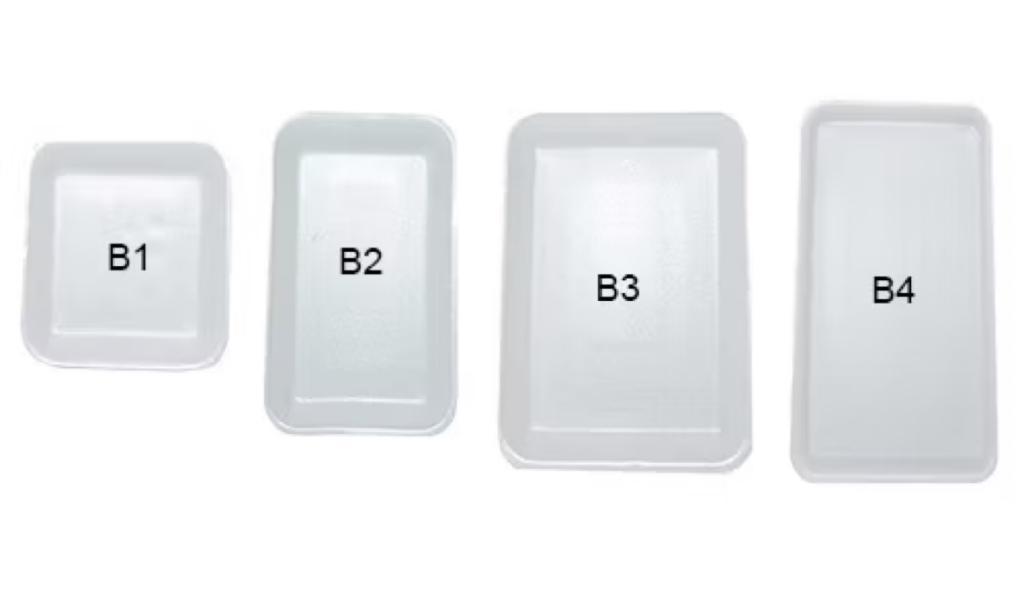 BANDEJA ISOPOR B-01 (15X15) FUNDA C/100UN