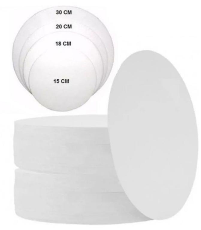 DISCO ISOPOR 25CM C/20UN