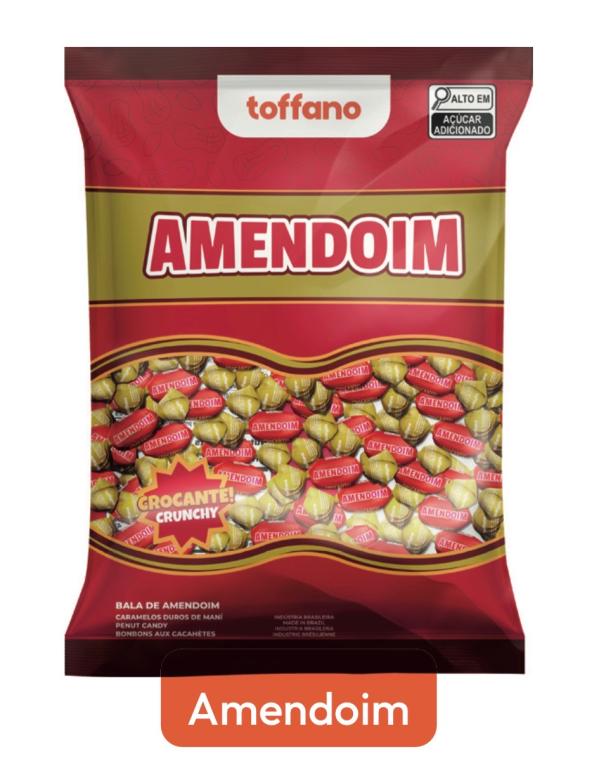 BALA TOFFANO AMENDOIM 500G