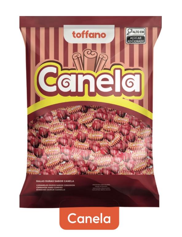 BALA TOFFANO CANELA 500G