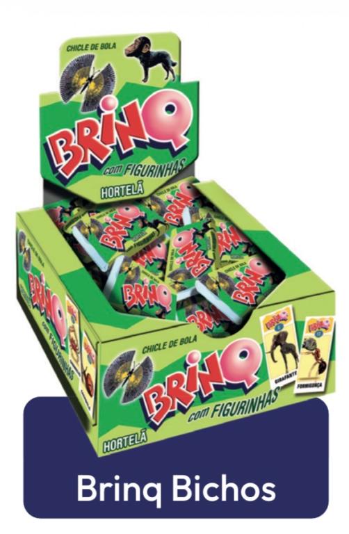 CHICLE TOFFANO BRINQ BICHOS FIGURINHAS HORTELA 350G