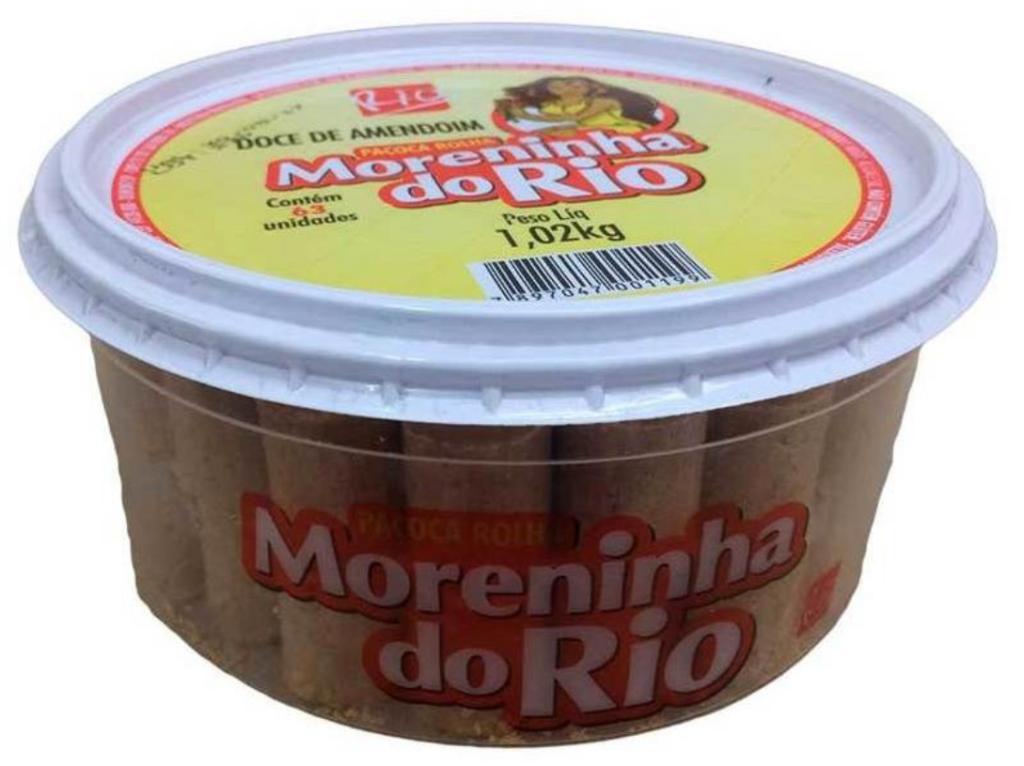 PACOCA ROLHA DESEMBRULHADA MORENINHA 1,02KG C/63UN