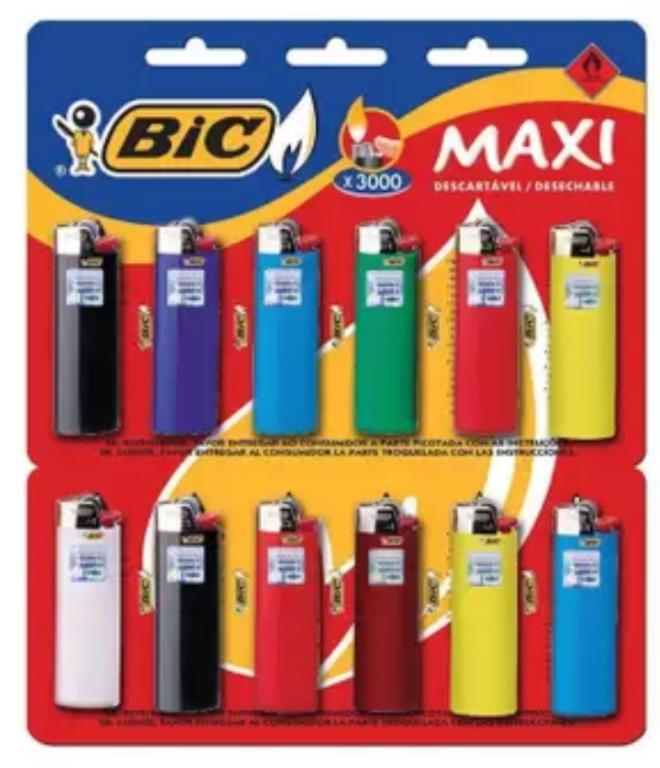 ISQUEIRO BIC MAX CT/12UN