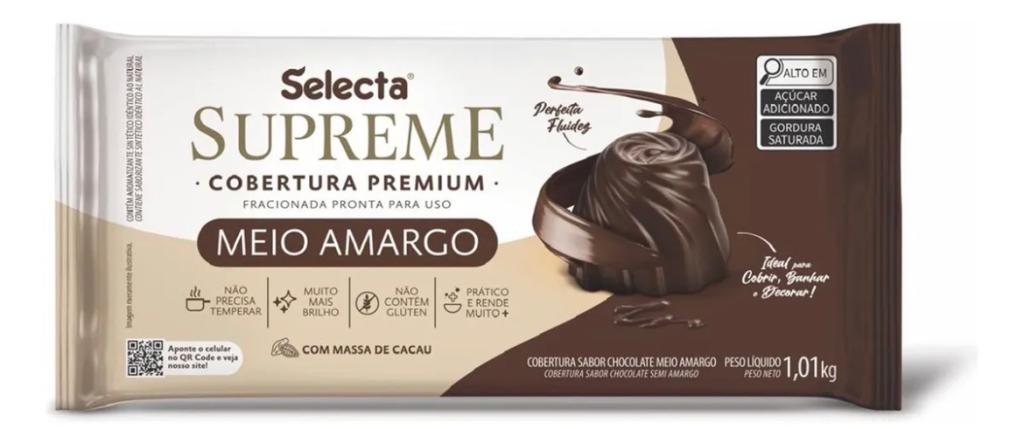 COBERTURA BARRA SUPREME MEIO MEIO AMARGO 1,01KG