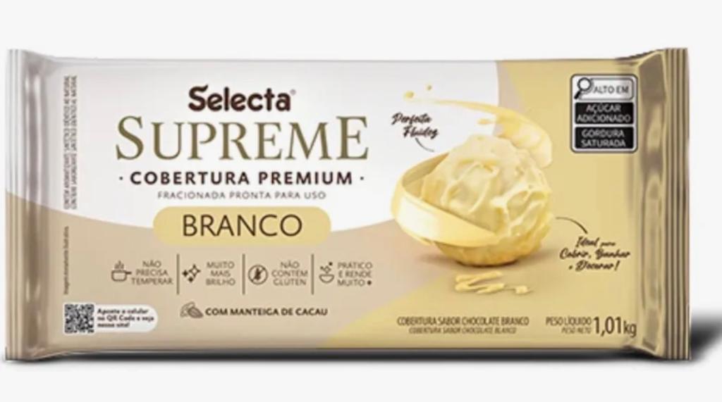 COBERTURA BARRA SUPREME BRANCO 1,01KG