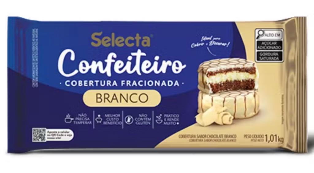 COBERTURA BARRA CONFEITEIRO BRANCO 1,01KG