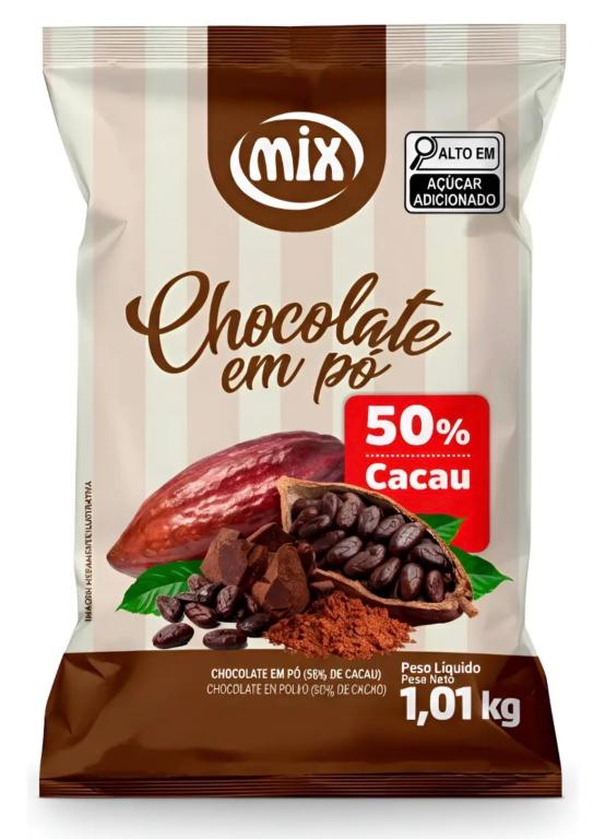 CHOCOLATE EM PO MIX 50% 1,01KG