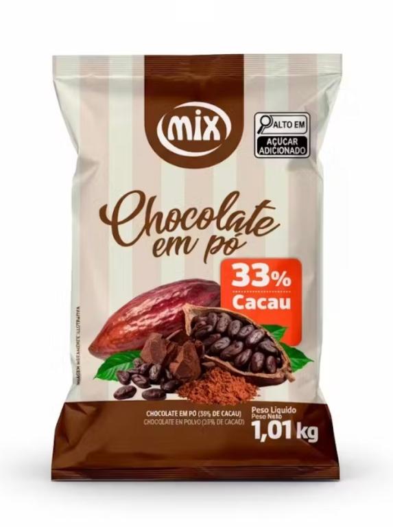 CHOCOLATE EM PO MIX 33% 1,01KG