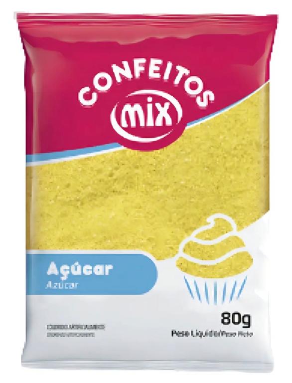 ACUCAR CRISTAL MIX AMARELO 80G