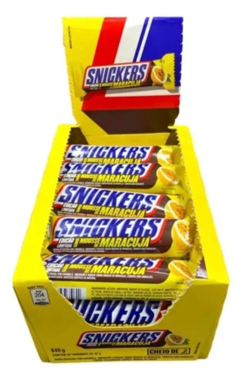 CHOCOLATE SNICKERS MOUSSE DE MARACUJA 42G