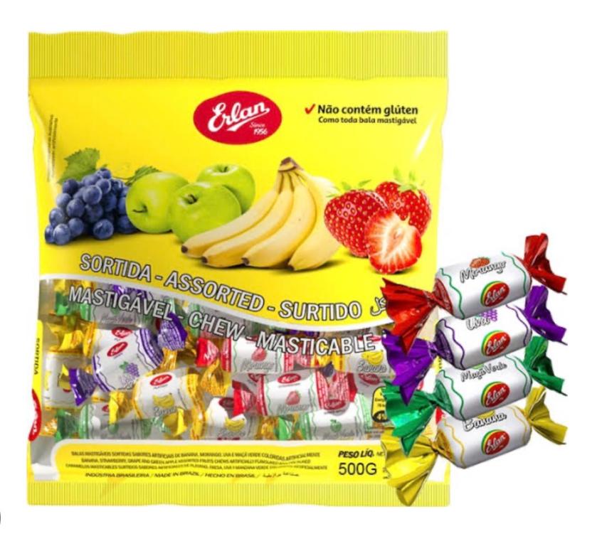 BALA MASTIG. ERLAN RUTAS SORTIDAS 500G