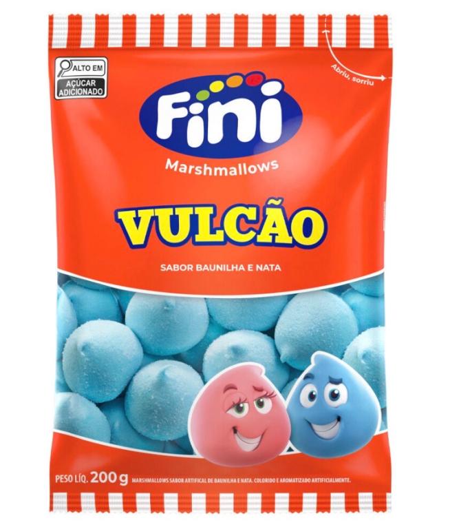 MARSHMALLOW FINI VULCAO AZUL 200G