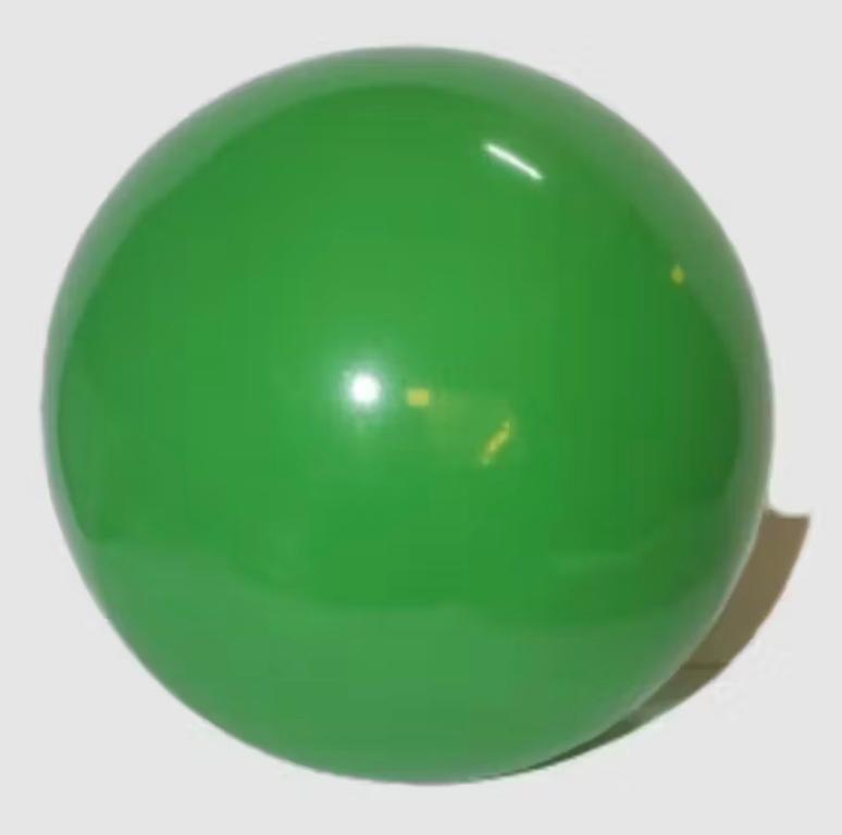 BOLA VINIL PVC VERDE 25CM