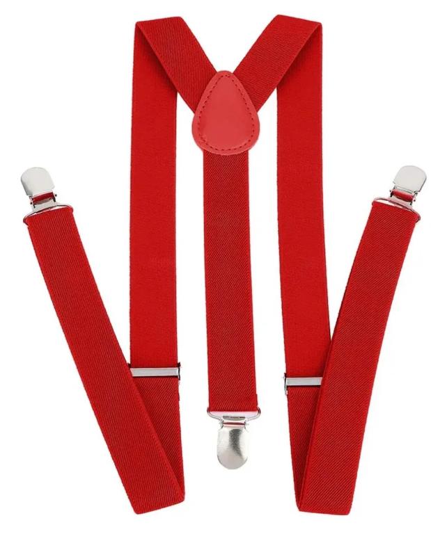 SUSPENSORIO LISO VERMELHO