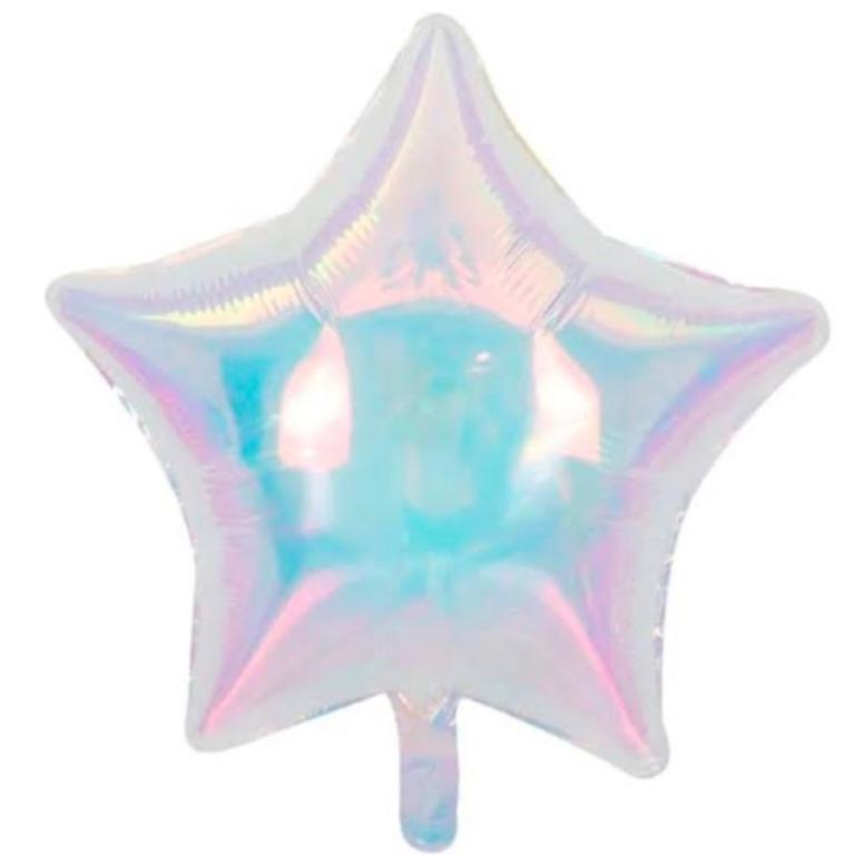 BALAO METALIZADO ESTRELA FURTA COR 45CM