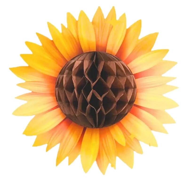GIRASSOL COLMEIA ORIGAMI 25CM