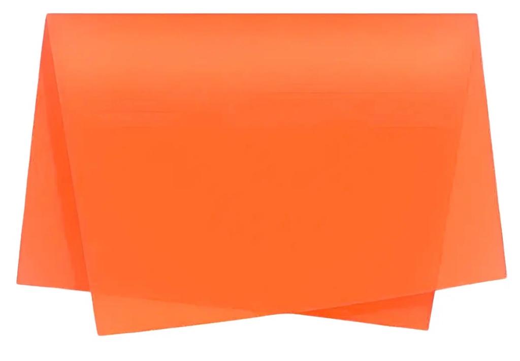 PAPEL SEDA LARANJA 48X60