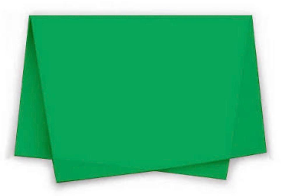 PAPEL SEDA VERDE BANDEIRA 48X60