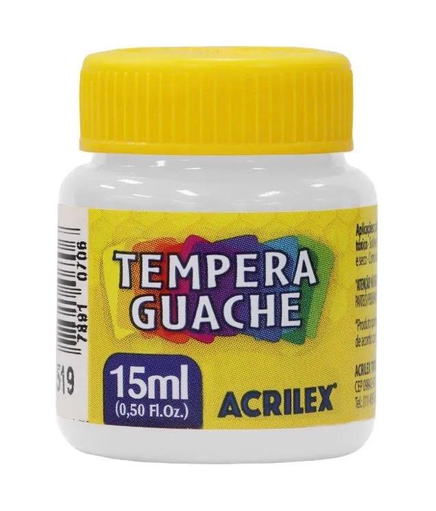 TINTA GUACHE BRANCO 15ML