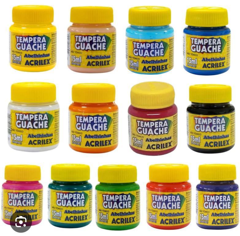 TINTA GUACHE BRANCO 15ML