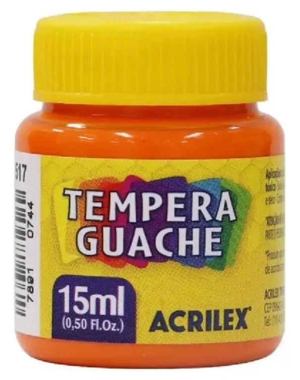 TINTA GUACHE LARANJA 15ML