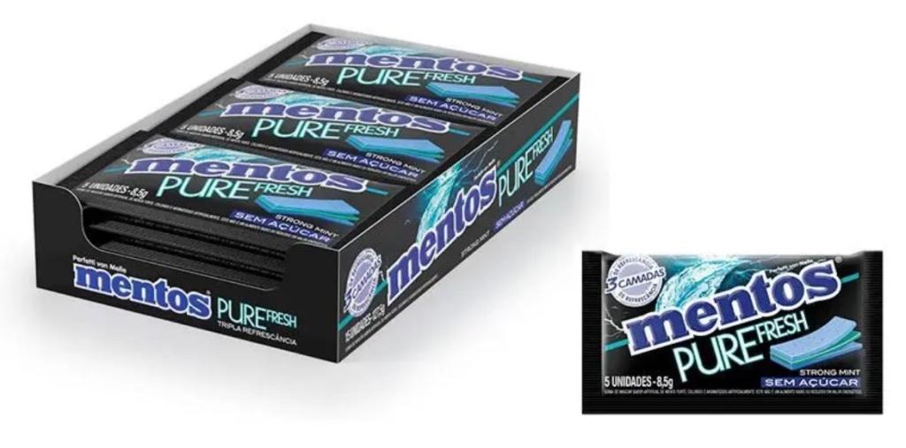 CHICLE MENTOS STRONG MINT 8,5G