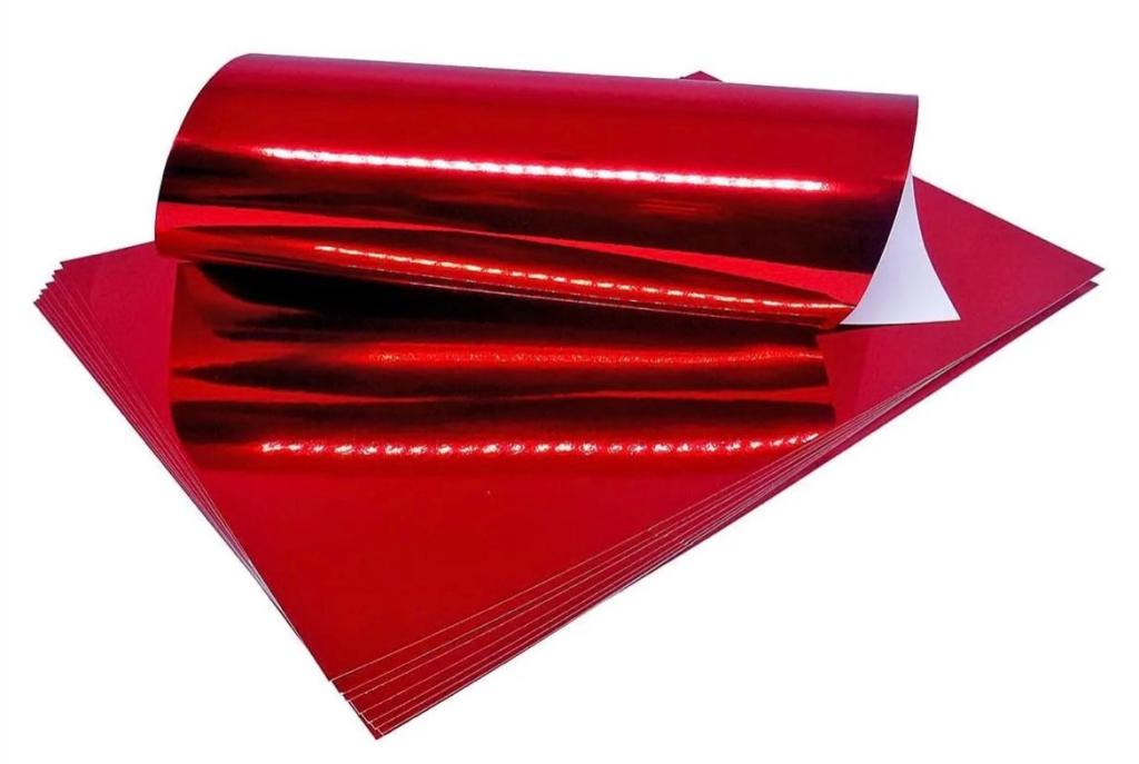 PAPEL LAMICOTE VERMELHO 250G A4