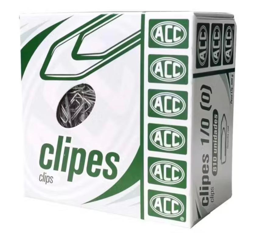 CLIPS GALVANIZADO N° 1/0 C/810UN