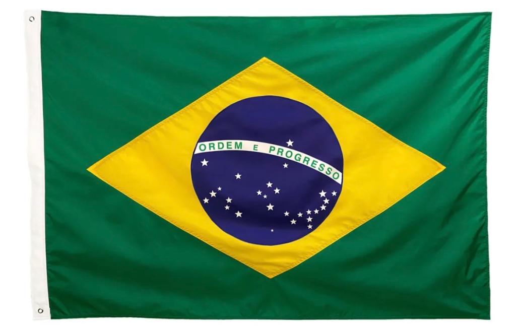 BANDEIRA DE TECIDO BRASIL 120X180CM