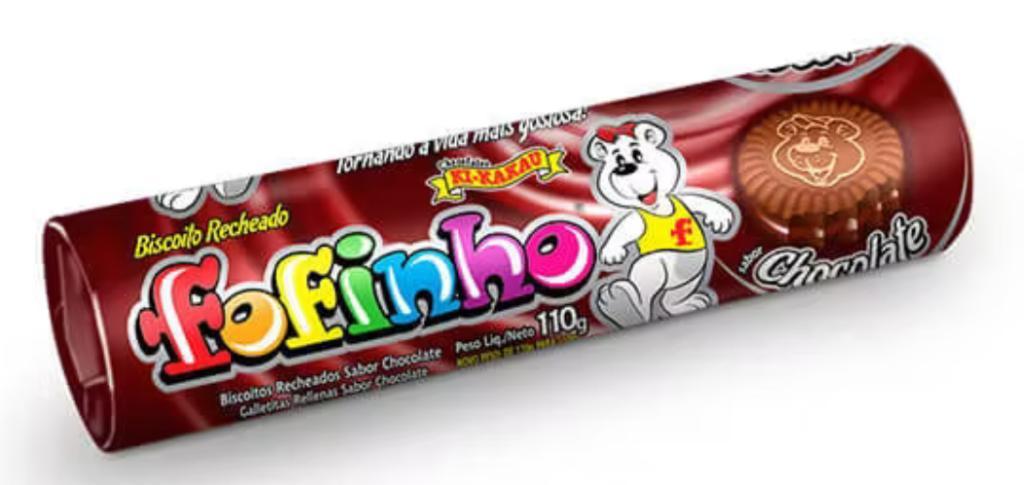 BISCOITO RECHEADO FOFINHO CHOCOLATE CX/30X110G