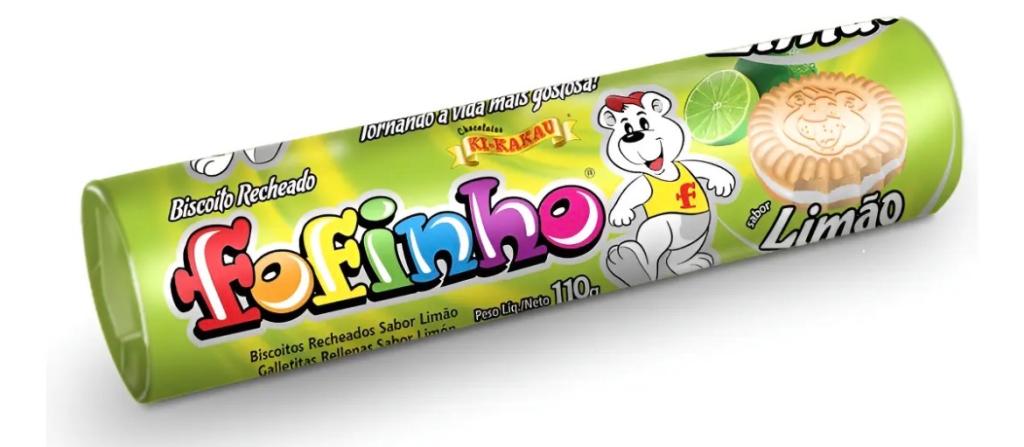 BISCOITO RECHEADO FOFINHO LIMAO CX/30X110G