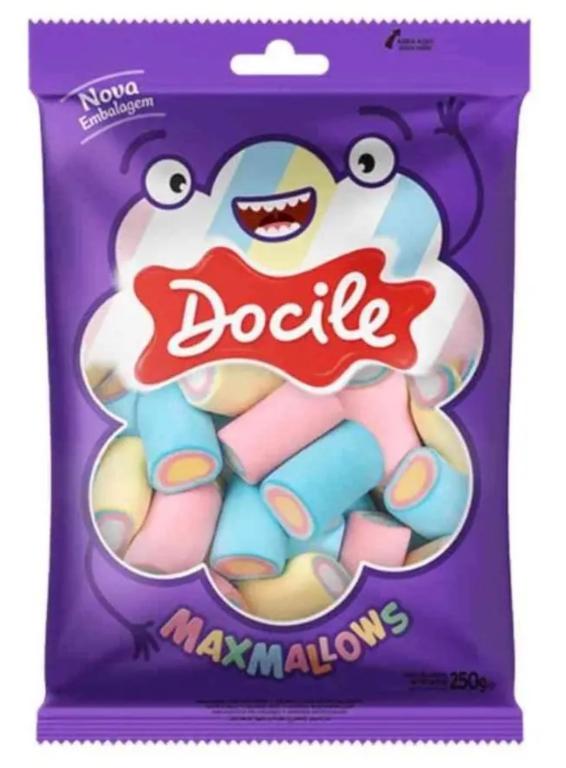 MARSHMALLOWS DOCILE TUBO COLORIDO 220G