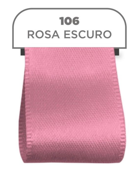 FITA DE CETIM GITEX 10MM ROSA ESCURO REF. 106 C/10MT