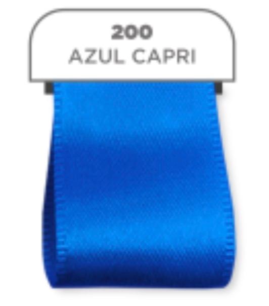 FITA DE CETIM GITEX 15MM AZUL CAPRI REF. 200 C/10MT